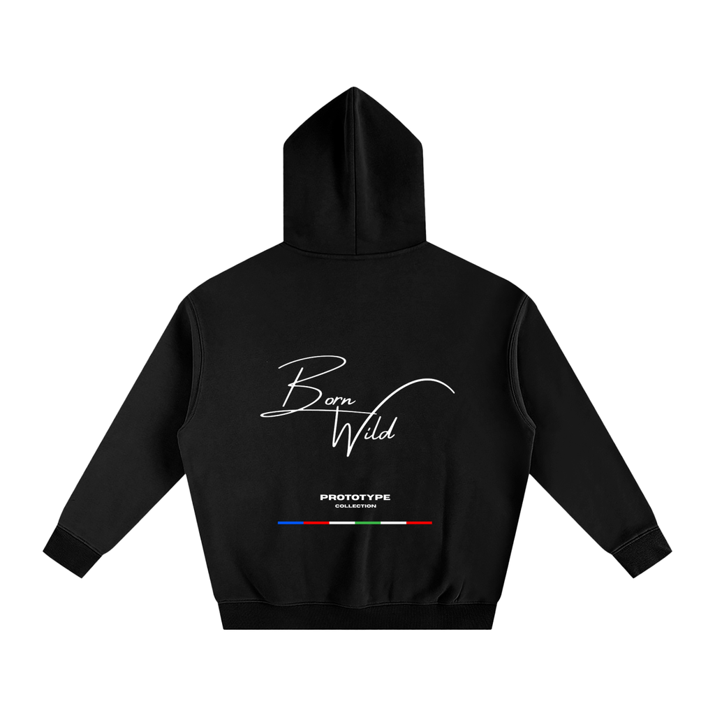 PROTOTYPE HOODIE BORN WILD - ONYX