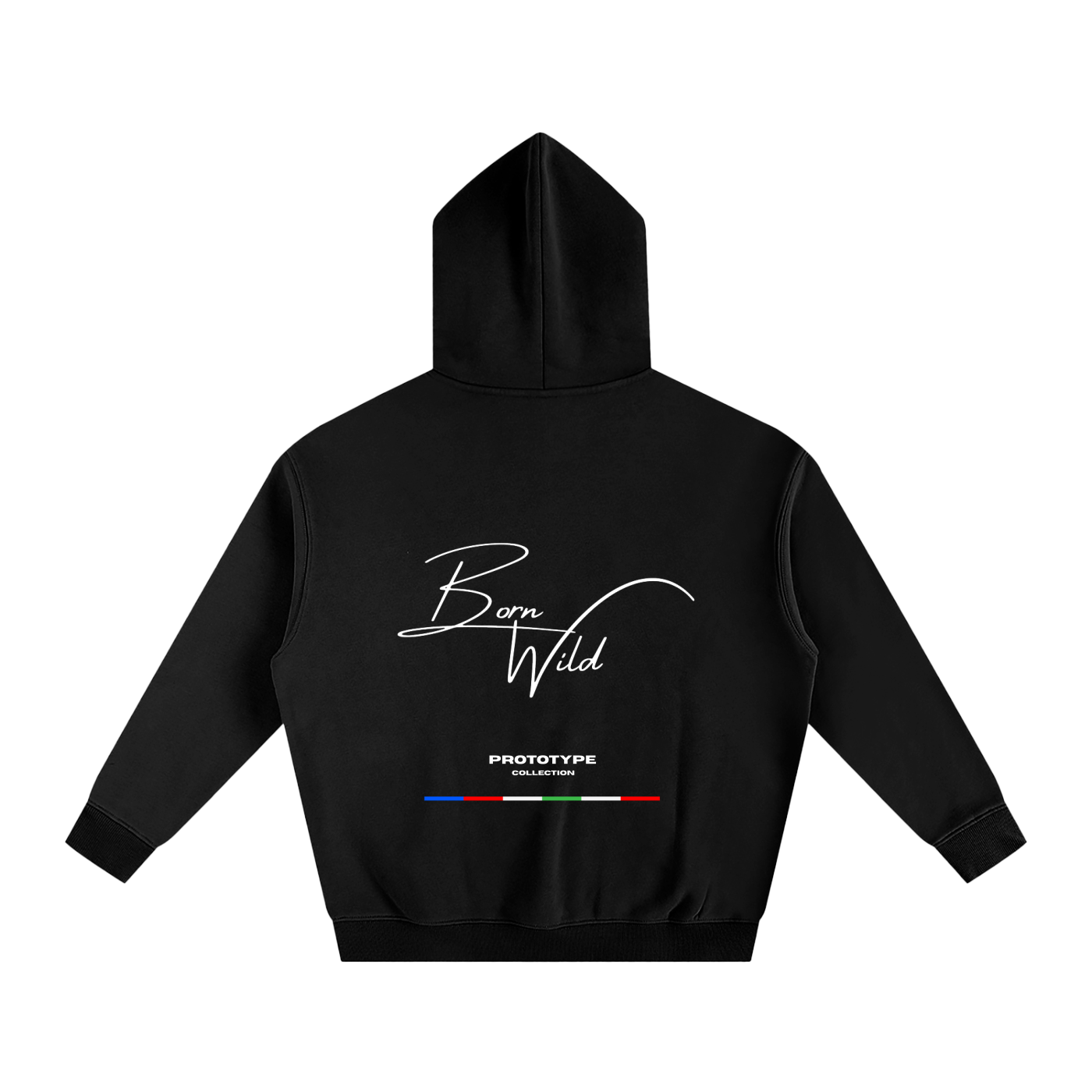 PROTOTYPE HOODIE BORN WILD - ONYX